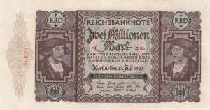 2 Millionen Mark 1923 ro.89a Ka